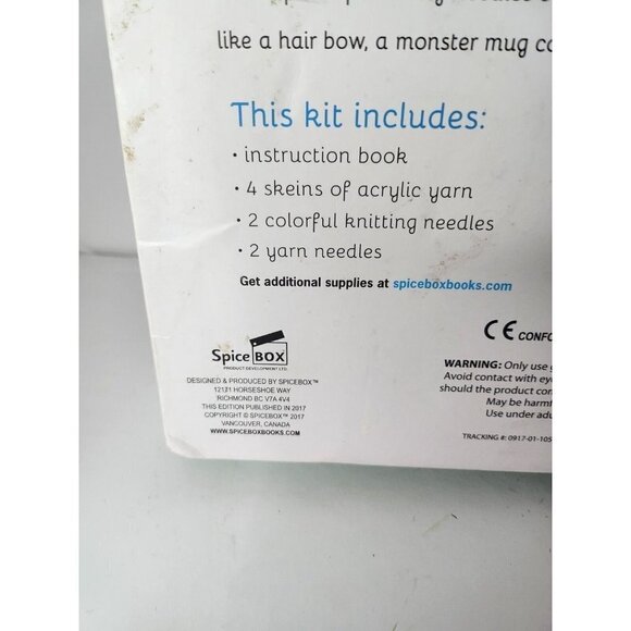 SPICEBOX Knit It Childrens Kids Activity Kit Seven Handmade Projects Craft Set - Picture 6 of 9